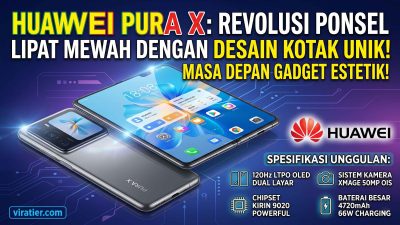 Huawei Pura X: Masa Depan Ponsel Lipat Elegan Berdesain Kotak Unik, Apakah Sebanding dengan Harganya yang Fantastis?