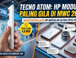 Tecno Atom: HP Paling Tipis di Dunia yang Bisa ‘Bongkar Pasang’ Seperti Lego!