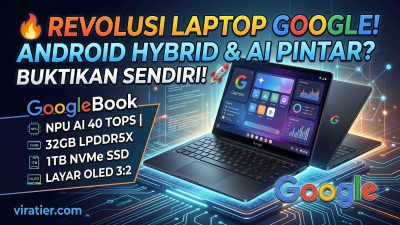Masa Depan Komputasi Portabel Ada di Tangan Kalian: Bedah Tuntas GoogleBook, Laptop Hybrid AI-Android yang Siap Mengguncang Pasar