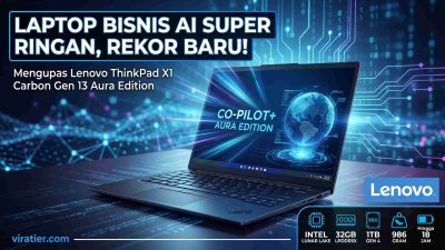 Era Baru Laptop Bisnis AI Super Ringan: Mengupas Tuntas Lenovo ThinkPad X1 Carbon Gen 13 Aura Edition