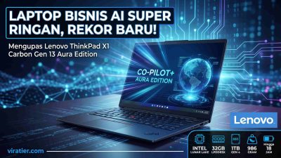 Era Baru Laptop Bisnis AI Super Ringan: Mengupas Tuntas Lenovo ThinkPad X1 Carbon Gen 13 Aura Edition