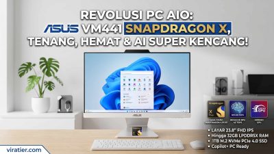 ASUS VM441! Era Baru Komputasi Meja Tanpa Bising dan Hemat Energi!
