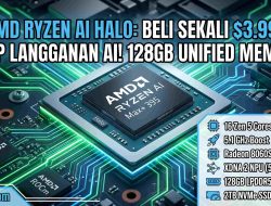 Beli Sekali $3.999 Stop Langganan AI Cloud! AMD Ryzen AI Halo Resmi Meluncur, Spesifikasi Monster Berbasis Strix Halo Bikin NVIDIA dan Apple Ketar-Ketir